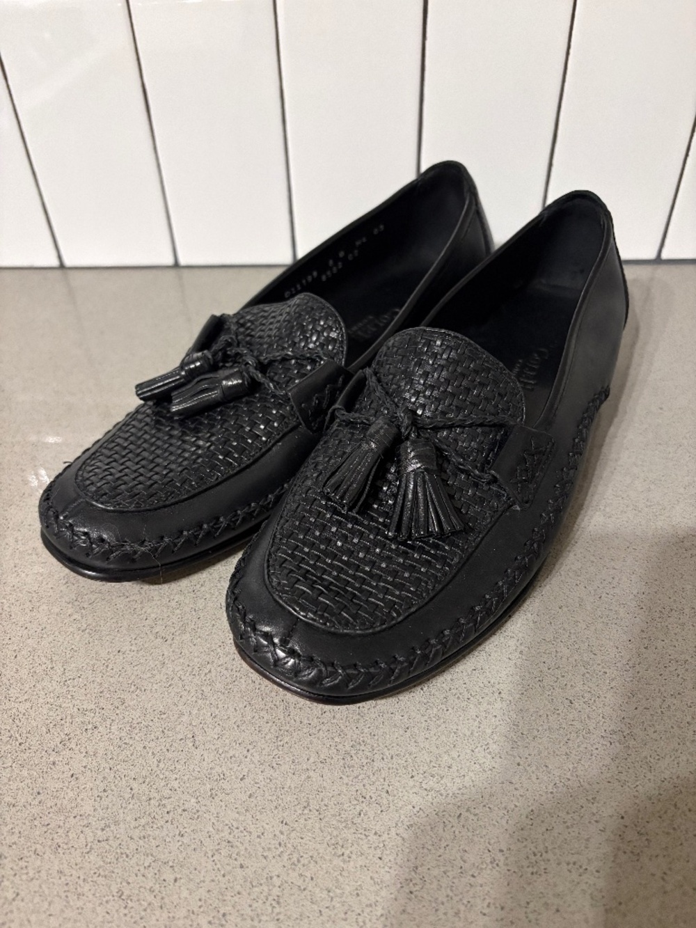 Cole Haan woven tassel loafers - size 8